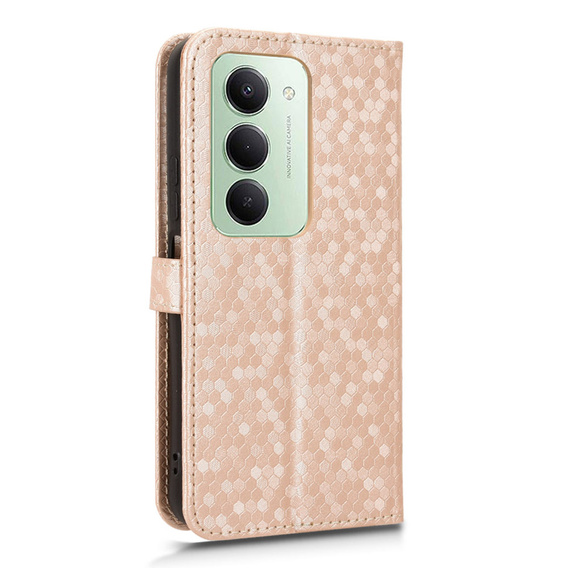 Flipové puzdro pre Xiaomi Redmi Note 14 4G, Wallet Rhombus, čierne