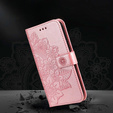 Klapkové puzdro pre Samsung Galaxy A14 4G/5G, Mandala Flower, ružové rose gold