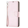 Klapkové puzdro pre Xiaomi Redmi 12 4G, Wallet Litchi Magnet, ružové rose gold
