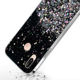 Obal na mobil pre Huawei P20 Lite, Glittery, čierne