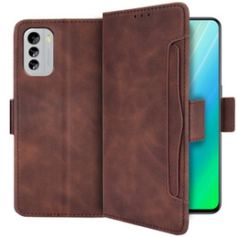 Klapkové puzdro pre Nokia G60 5G, Card Slot, hnedé