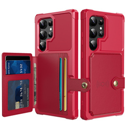 Puzdro pre Samsung Galaxy S25 Ultra, Card Holder Kickstand, čierne