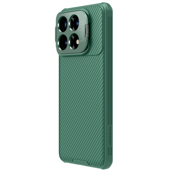 Puzdro pre Xiaomi Poco F6 Pro, pancierované Nillkin, CamShield Prop, zelený
