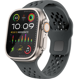 Silikónový remienok pre Apple Watch 1/2/3/4/5/6/7/8/SE/ULTRA 42/44/45/49MM, sivý
