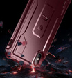 Obrnené puzdro pre iPhone XS Max, Dexnor Full Body, červené