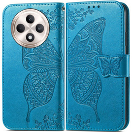 Klapkové puzdro pre Oppo Reno 12FS / 12F, Butterfly, modré
