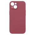 Obal na mobil pre iPhone 15, Silicone Lite, červené