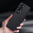 Kožené puzdro pre Honor 70 5G, leather hybrid, čierne