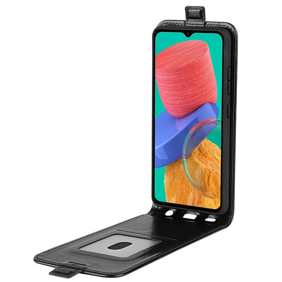 Klapkové puzdro pre Samsung Galaxy M33 5G, Flip, čierne