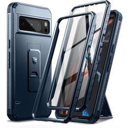 Obrnené puzdro pre Google Pixel 8 Pro, Dexnor Full Body (Two Frames), modré