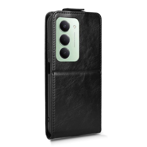 Flipové puzdro pre Xiaomi Redmi 15 5G / 4G, flipové puzdro, čierne