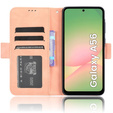 Klapkové puzdro pre Samsung Galaxy A56, Card Slot, ružové