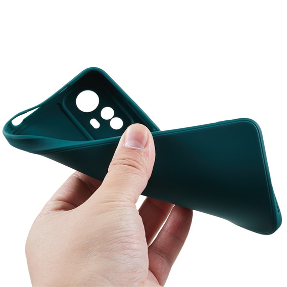 Obal na mobil pre Xiaomi Redmi Note 12S, Silicone Lite, zelený