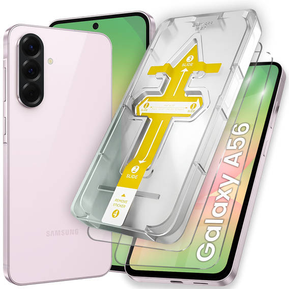 2x tvrdené sklo pre Samsung Galaxy S25 Edge, ERBORD Easy App Full Screen Protector