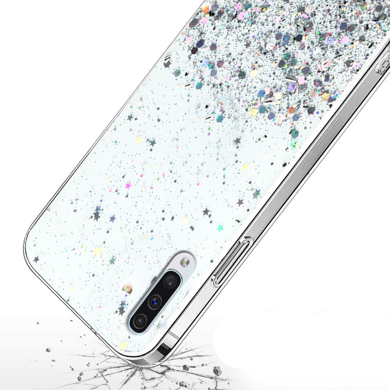 Obal na mobil pre Samsung Galaxy A50/A50S/A30S, Glittery, priehľadné