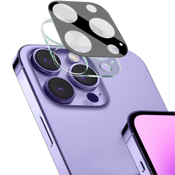 Sklo na fotoaparát IMAK pre iPhone 14 Pro / 14 Pro Max, čierne