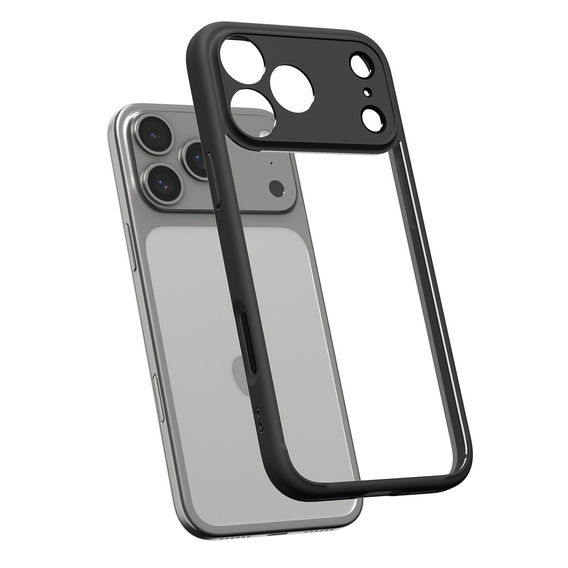 Spigen Ultra Hybrid Case pre iPhone 17 Pro Max, matná čierna