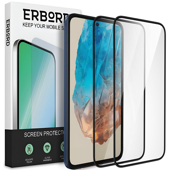 2x keramické hybridné sklo ERBORD pre Samsung Galaxy M35