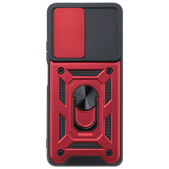 Obal na mobil pre Realme 14X / Realme C75, CamShield Slide, červené