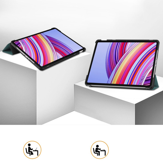 Puzdro pre Xiaomi Redmi Pad Pro / Xiaomi Poco Pad, Smartcase, zelený