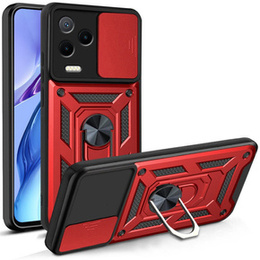 Obal na mobil pre Infinix Note 12 2023, CamShield Slide, červené