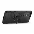 Obal na mobil pre Realme GT Neo 3, Kickstand Ring, čierne