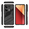 Puzdro pre Xiaomi Redmi Note 13 Pro 4G / Xiaomi Redmi Note 14S / Xiaomi Poco M6 Pro 4G, Military kickstand, čierne