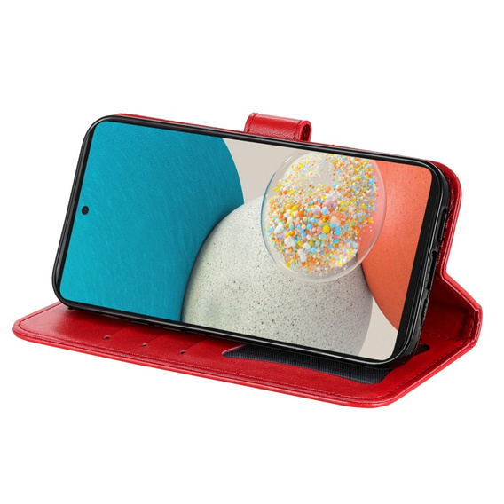 Klapkové puzdro pre Samsung Galaxy A53 5G, Mandala Flower, červené