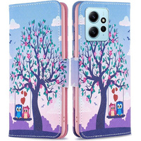 Klapkové puzdro pre Xiaomi Redmi Note 12 4G, Wallet, Two Owls, modré