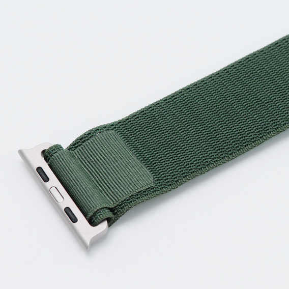 Nylonový remienok pre Apple Watch 1/2/3/4/5/6/7/8/SE/ULTRA 42/44/45/49 mm, zelený
