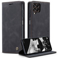CASEME puzdro pre Samsung Galaxy M33 5G, Leather Wallet Case, čierne