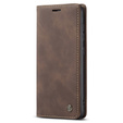 CASEME puzdro pre Samsung Galaxy S20 FE, Leather Wallet Case, hnedé
