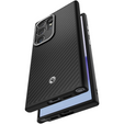 Puzdro Spigen Enzo Aramid čierne pre Samsung Galaxy S24 Ultra