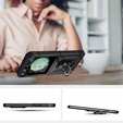 Pancierované obal na mobil pre Samsung Galaxy Z Flip7 FE / Z Flip6, Nox Case Ring, čierne