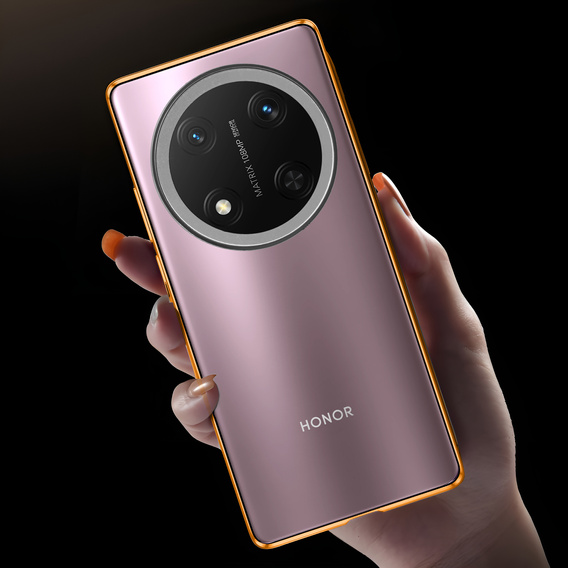 Puzdro pre Honor Magic 7 Lite, Magnetic Dual Glass, oranžové
