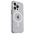 Obal na mobil pre iPhone 14 Pro, Dropproof MagSafe Glitter, čierne