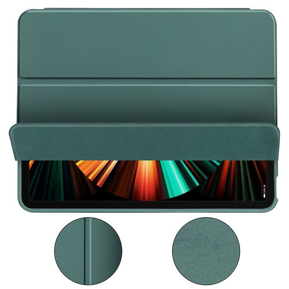 Puzdro pre iPad Pro 11 2021/2022, Smartcase s priestorom pre stylus, zelený