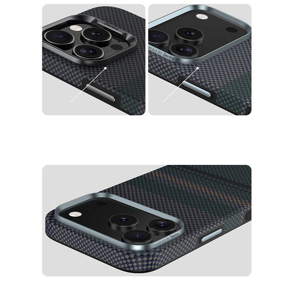BENKS Kevlar Magnetic Armor Pro Aurora 600D C070 puzdro pre MagSafe pre iPhone 17 Pro Max