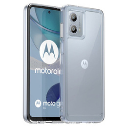Obal na mobil pre Motorola Moto G53 5G, Fusion Hybrid, priehľadné