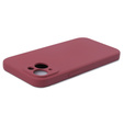Obal na mobil pre iPhone 15, Silicone Lite, červené