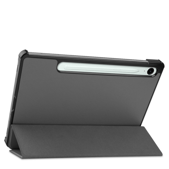 Puzdro pre Samsung Galaxy Tab S9 FE, trojskladové, sivé