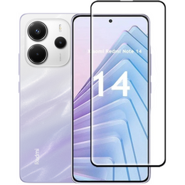 3D tvrdené sklo pre Xiaomi Redmi Note 14 5G, čierny rám