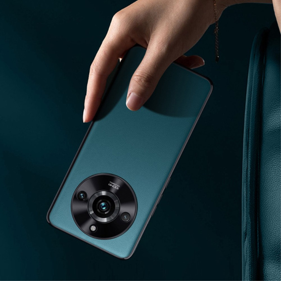 Kožené puzdro pre Realme 11 Pro 5G / Pro+ 5G, leather hybrid, zelený