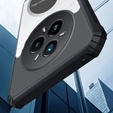 Puzdro pre Realme 14 Pro 5G, s magnetickým štítkom, transparentné / čierne