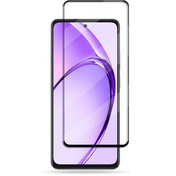 3D tvrdené sklo pre Oppo A80, čierny rám