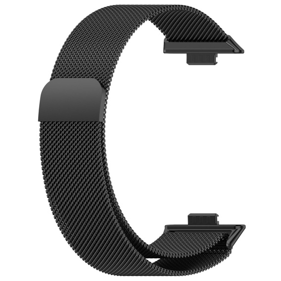 Milánsky náramok pre Huawei Watch Fit 4 / 4 Pro / 3, čierny