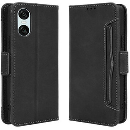 Klapkové puzdro pre Sony Xperia 10 VI, Card Slot, čierne