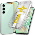 2x Tvrdené sklo pre Samsung Galaxy S24 FE, ERBORD Easy App 9H Screen Protector