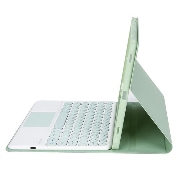 Puzdro + klávesnica Samsung Galaxy Tab S6 Lite 2020 P610/P615 / S6 Lite 2022 10.4, Touchpad Pen Slot, svetlozelené