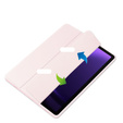 Puzdro pre Samsung Galaxy Tab S10 Lite / S10 FE / S9 FE, Smartcase Hybrid, so slotom na stylus, ružové